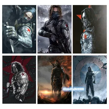 

5D Diy Diamond Painting Cross Stitch Full Square/Round Diamond Embroidery Marvel Superhero Picture for Room Decor