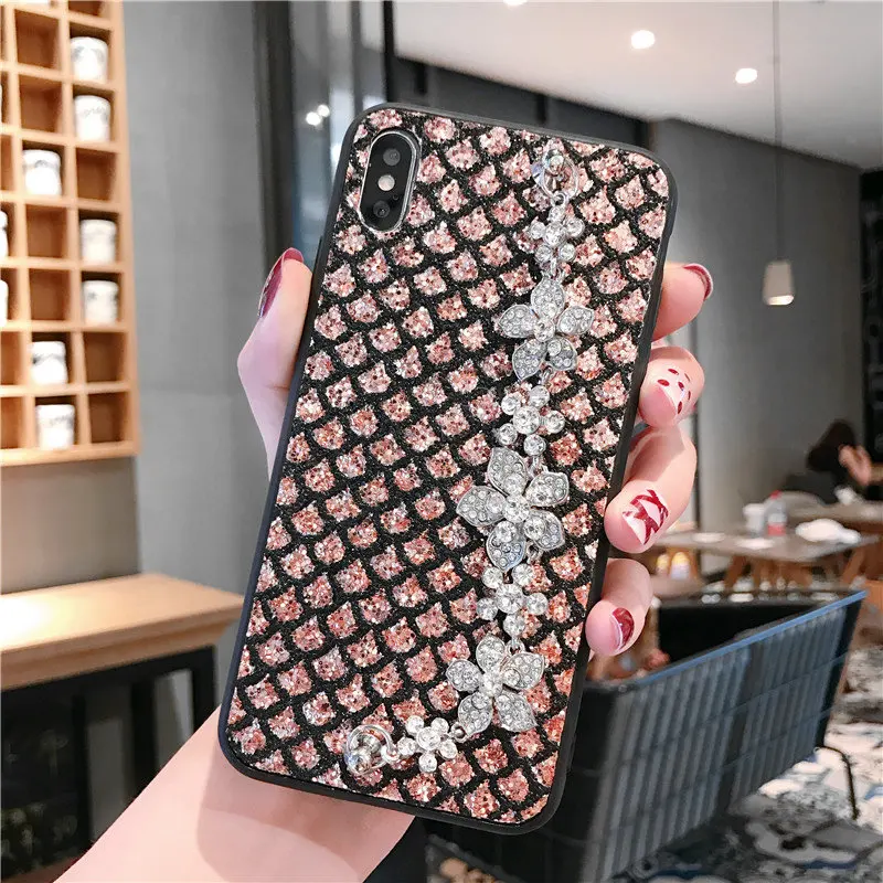 Новые блестящие Чехлы для Samsung Galaxy M10 M20 M30 A40S A10 A30 A20 A40 A50 A50S A30S шикарный браслет из