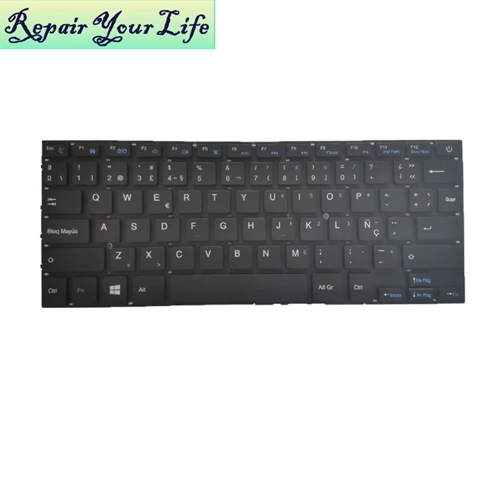 Клавиатура для ноутбука Prestigio Smartbook 141 C2 141A 141A01 141A02 141A03 SP Spanish 0280DD YX K2000 G15111 34280B048 black