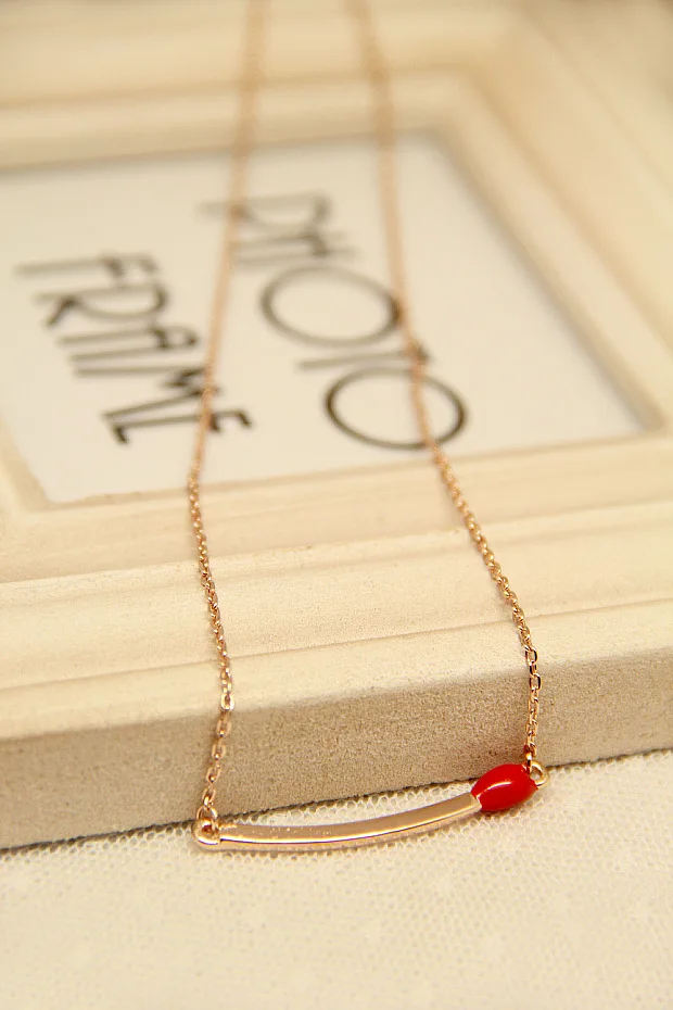 

Small Matches Girl'S Non-mainstream Choker-Style Hot Sales-Drip Glaze Necklace Necklace