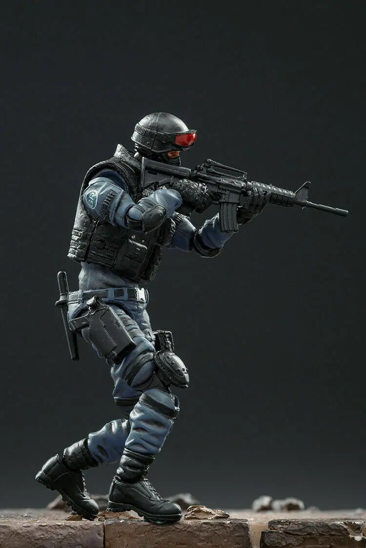 JTCF003 мини солдат 1/18 10,5 см 1/18 масштаб CrossFire CF Swat Солдат фигурки модель игрушки для фанатов коллекция подарки
