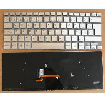 

NEW FOR Sony Vaio Fit 14 SVF14 Backlit Spanish Sp Keyboard Teclado