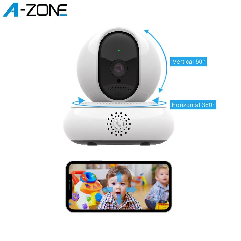 

1080P HD Baby Monitor Home Wifi Video Radio Nanny Auto Tracking Night Vision P2P Wireless Baby Monitor Intercom Camera