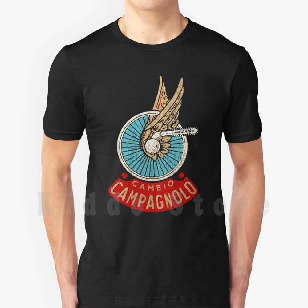 Cambio T-Shirt Con Logo Per Bicicletta Italiana Uomo Cotone Cotone S - 6Xl Cambio Bicicletta Classica Con Logo Italiano