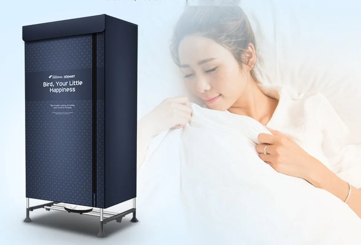 1000W 220V portable clothes dryer quick-drying clothes dryer electric clothes dryer double-layer household clothes dryer hanger 2
