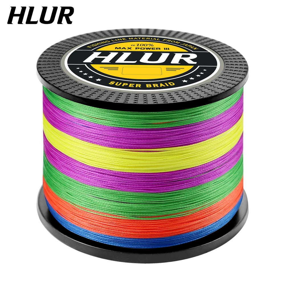 

Прочная рыболовная леска HLUR из 4/8 нитей, 100% ПЭ плетеная леска, 1000 м, 12-88 анг. Фунт., японские гладкие многонитевые аксессуары для карпа