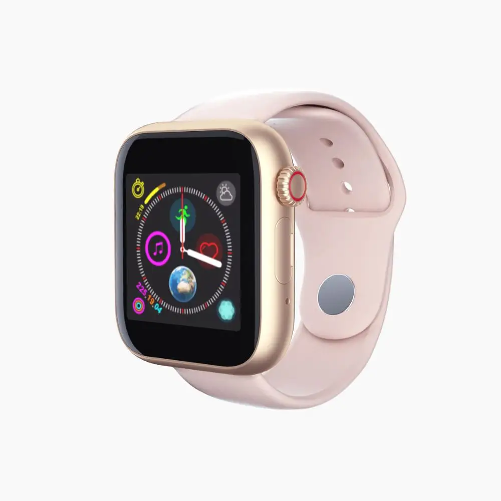 Finow Z6 1,5" SIM 2G смарт-часы детские для Apple Watch Bluetooth Вызов HD камера шагомер женские умные часы Поддержка Android IOS - Цвет: pink gold
