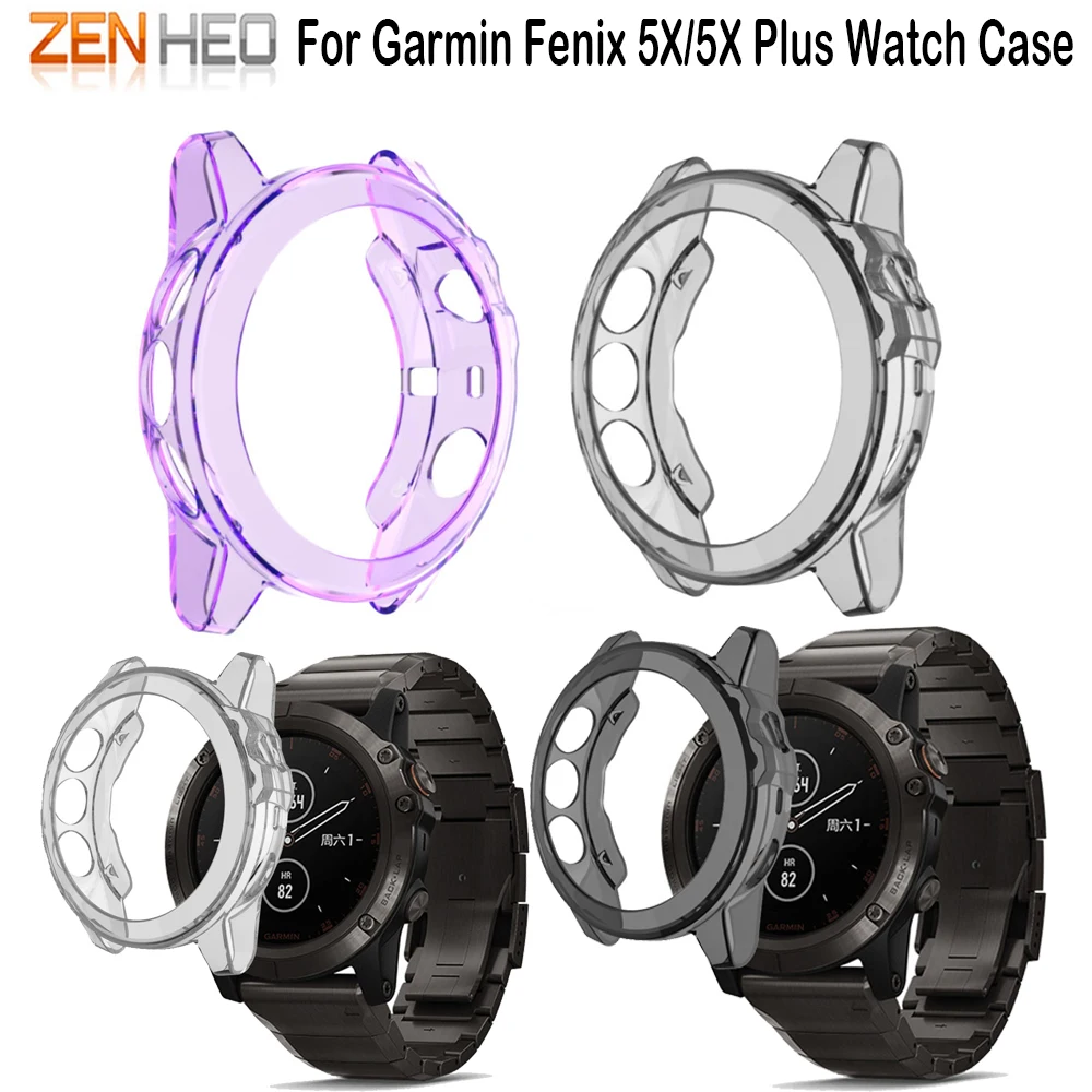 

Silicone Protective Case Cover for Garmin Fenix 5X Wristband Bracelet Protector Shell for Garmin Fenix 5X/5X Plus Smart Watch