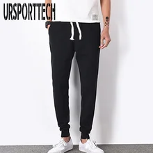 Тренд, мужские повседневные штаны, высокое качество, хип-хоп стиль, шаровары, верхняя одежда, штаны, хлопок, одноцветные спортивные штаны, брюки, 5 цветов, Мужские штаны для бега