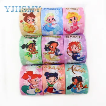

YJHSMY I-19809-1839,38mm 5yards Cartoon heat transfer ribbon, DIY bow cap accessories and decorations