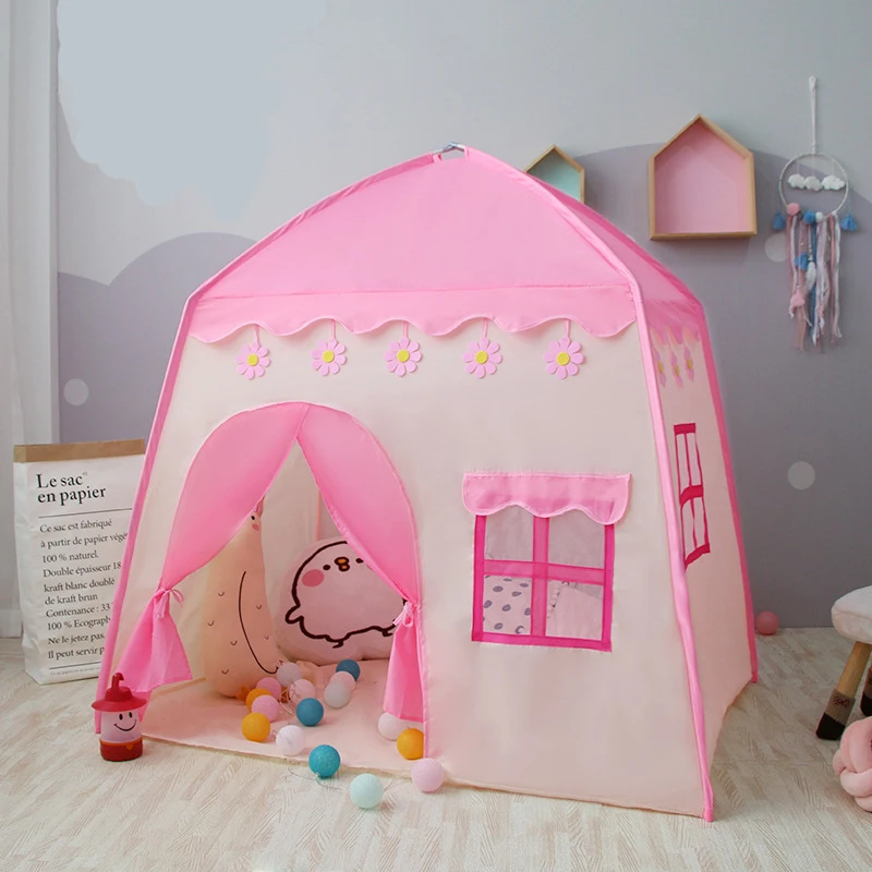 

Children's tent play house toy girl princess tent small house child childhood hut gift indoor home toy tent
