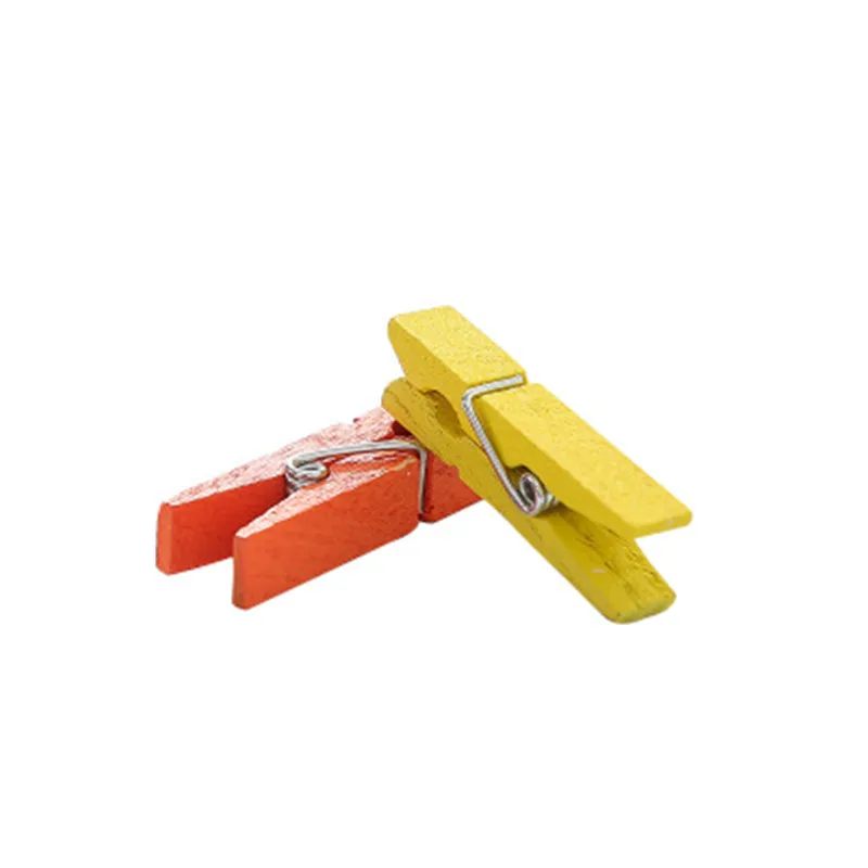 Quality-30mm-Mini-colorful-Wooden-Clothes-Photo-Paper-Peg-Pin-Clothespin-Craft-Postcard-Clips-Home-Wedding
