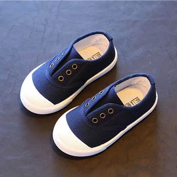 

Cute Children Toddler Kids Canvas Sneakers Baby Boy Girl Soft Sole Crib Shoes