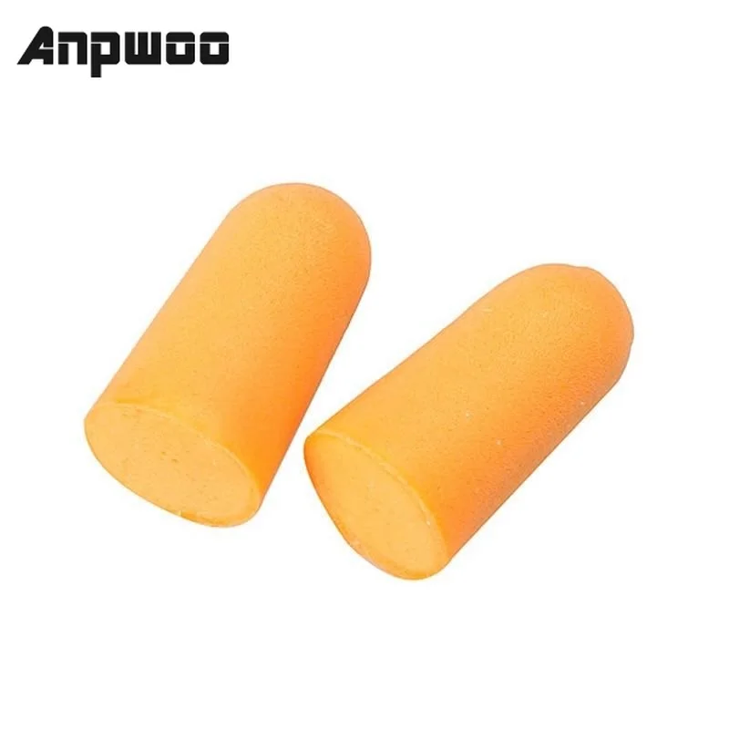 Tapones para los oídos de espuma de alta calidad, protectores para los oídos antiruido, sueño a prueba de sonido, suministros de seguridad para el trabajo, 10 pares
