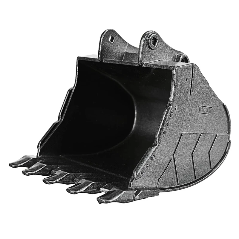 Metal 550 580 Simulation Bucket for HuiNa 550 580 1550 1580 Excavator RC Car Toys 1/14 RC Car Parts