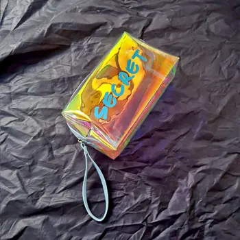 

Waterproof Wholesale Mini Phone Bag Makeup Bag Cheap Jelly bag Lady Women Cosmetic Bag High Quality PVC Dropshipping Transparent