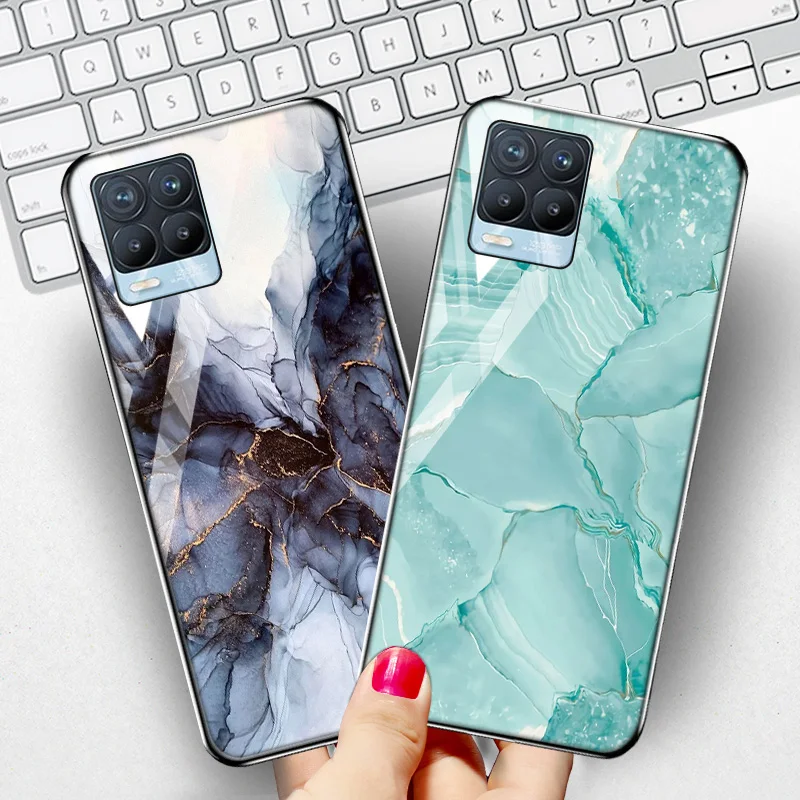 Retro Style Phone Case For Oppo Realme 8 Pro Cases Tempered Glass For Oppo R9 R11S R17 R11 Pro R50 Mirror Realme 5 6 7 Pro Cover