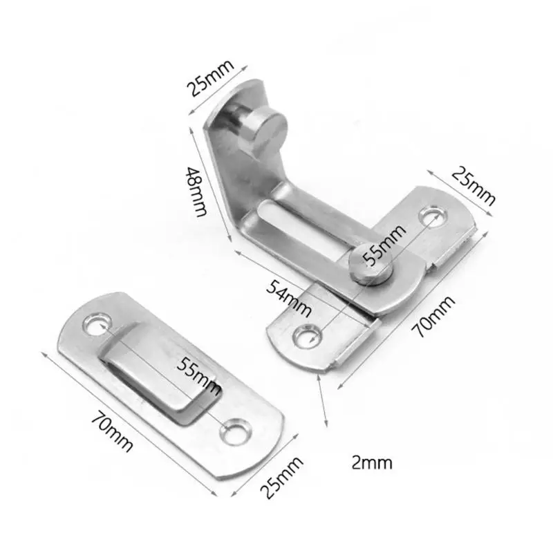 90 градусов, нержавеющая сталь оконный шкаф пряжки безопасная защелка оснастка с пряжкой бытовые Двери Замок поставки