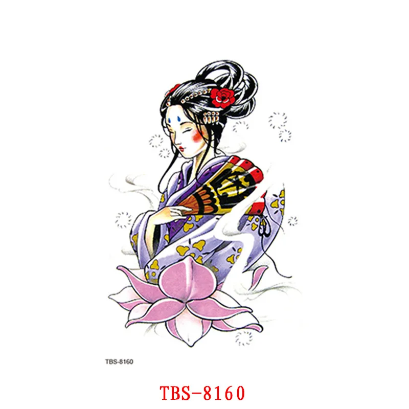 Fashion Cool Dragon Temporary Tattoo Sticker Black Totem Flower Waterproof For Women Men Beast Body Art Fake Tatoo | Красота и
