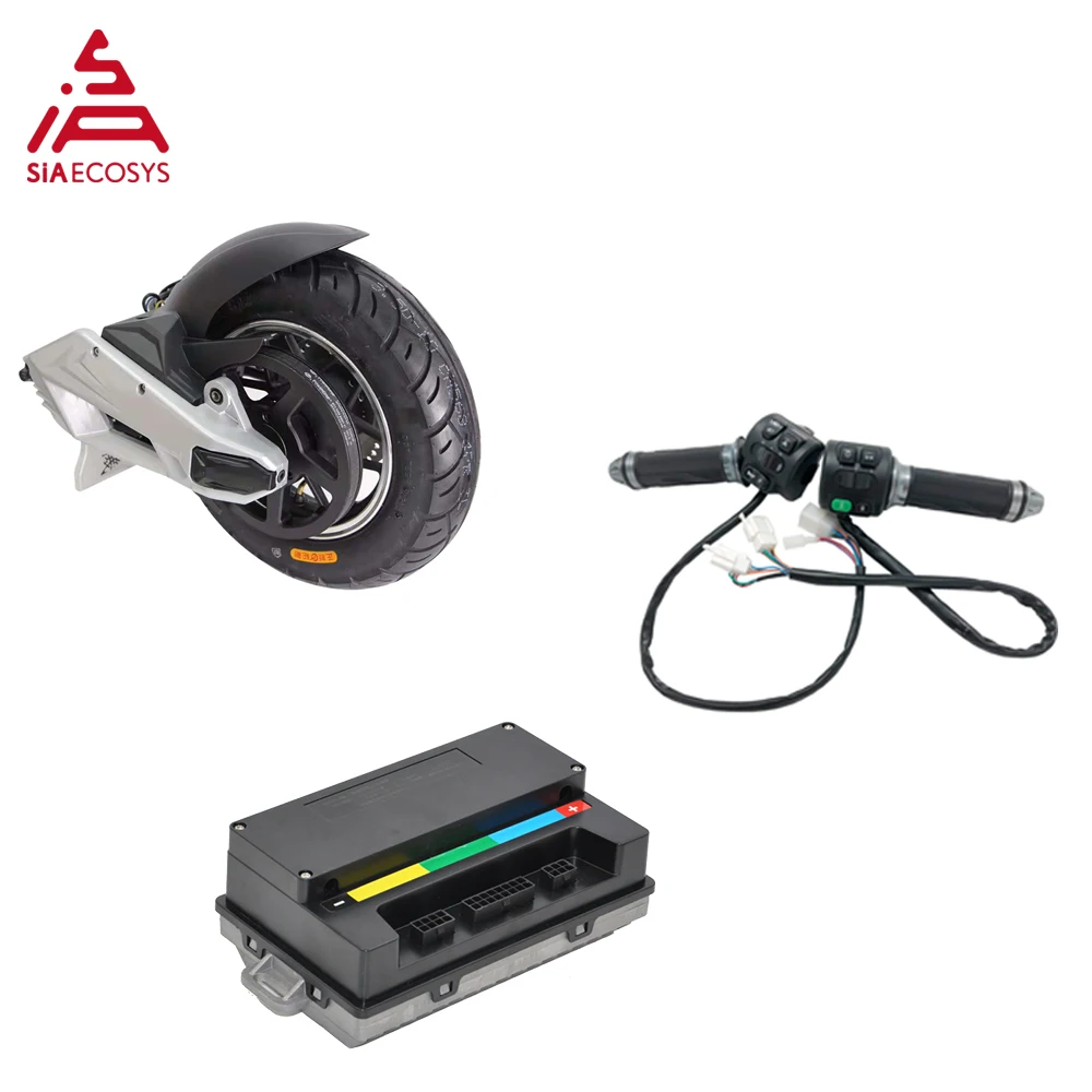 US $278.00 QS 1000W Mid Drive Motor Assembly Kits 72V 55KPH With 10inch Rim And EM50SP Controller And Z6 Throttle For Electric Scooter