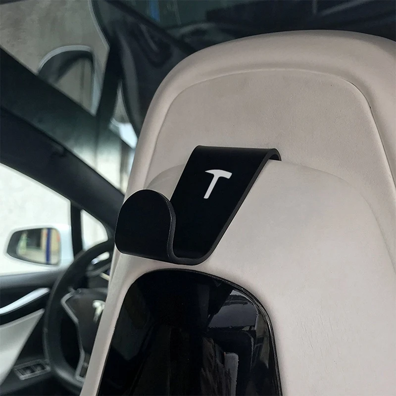 2 крючка вешалка для подголовника автомобильного сиденья подходит Tesla Model