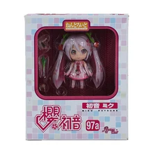 Nendoroid 97a Мику фигурка Хацунэ аниме Мику красота модель игрушки в подарок на день рождения(China)