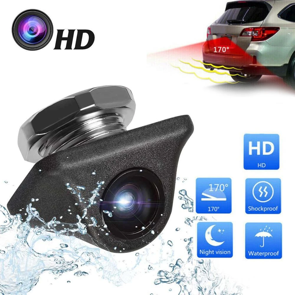 2021 NEW Car CCD HD 12V Reverse Backup Car Front Rear View Camera Night Vision Parking Kit Waterproof HD Car Reversing Camera dashboard camera for car