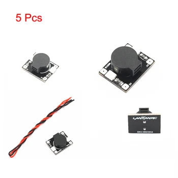 

5Pcs LANTIAN DC 5V LED Buzzer Tracking Device BB Ring Light Board 0.08A Spare RC Parts for FPV Model Aircraft Drone