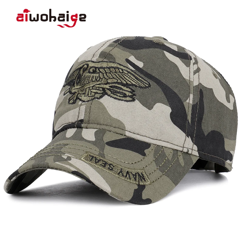 Высококачественная армейская Кепка, камуфляжная бейсбольная кепка, Мужская камуфляжная бейсболка, тактическая Кепка, Мужская бейсболка с вышивкой, значок Gorra, для спорта на открытом воздухе