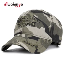 Высококачественная армейская Кепка, камуфляжная бейсбольная кепка, Мужская камуфляжная бейсболка, тактическая Кепка, Мужская бейсболка с вышивкой, значок Gorra, для спорта на открытом воздухе