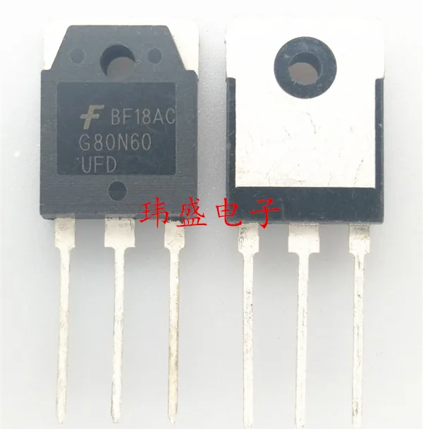 10 шт. SGH80N60UFD G80N60 TO-3P 80A/600V