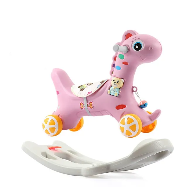 Doki Toy Baby Ride On Toys Unicorn Rocking Horse Baby Rocking Chair Multi-functional Baby Play Toys Baby Walker Indoor Fashion 4