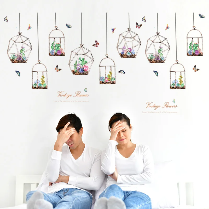 Съемные обои самоклеящаяся необычная люстра наклейки прикроватные наклейки на стену для спальни гостиной, спальни