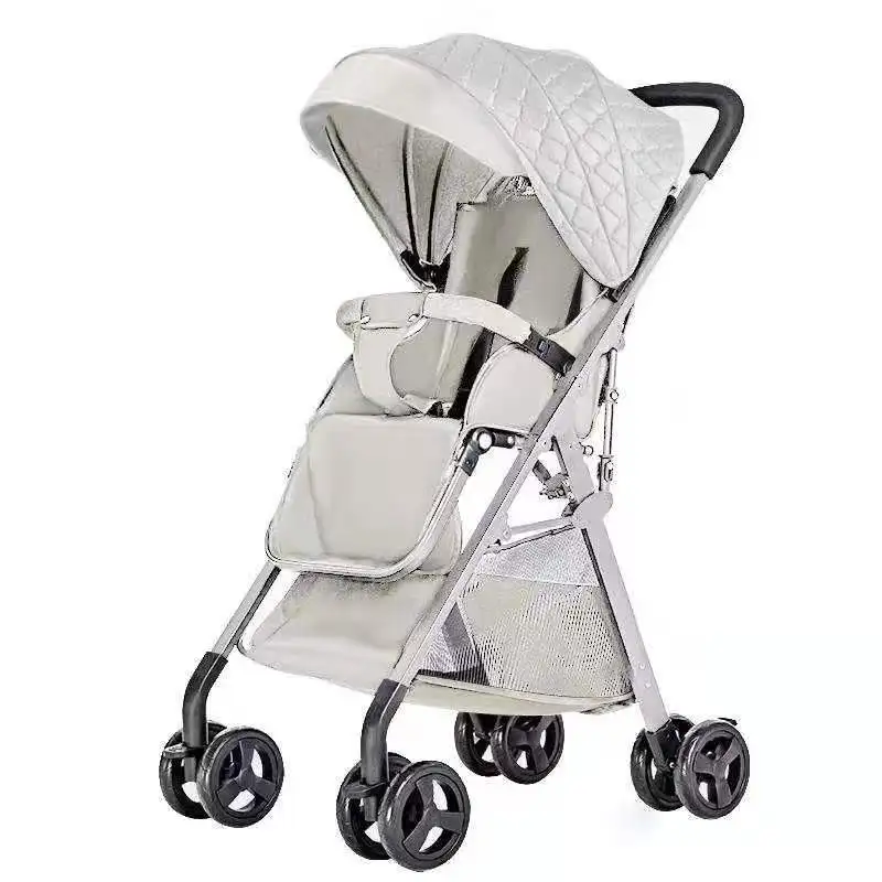 Fast shipping Light weight travel Baby stroller 8pcs gifts portable can sit and lying folding baby 