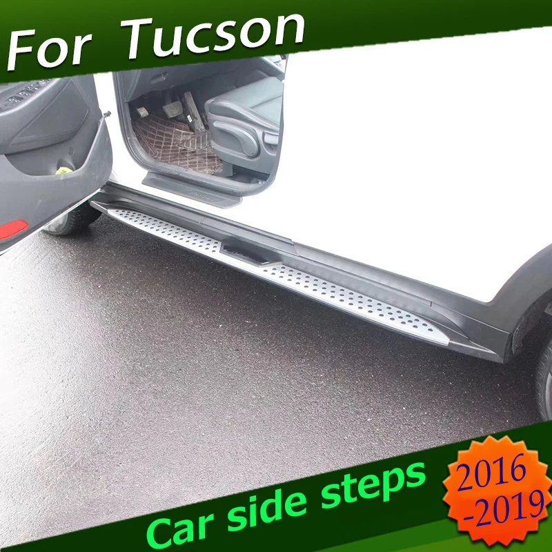 Для Hyundai New Tucson 2015 2016 2017 2018 2019 подножка боковая Nerf Новый дизайн Алюминиевый сплав