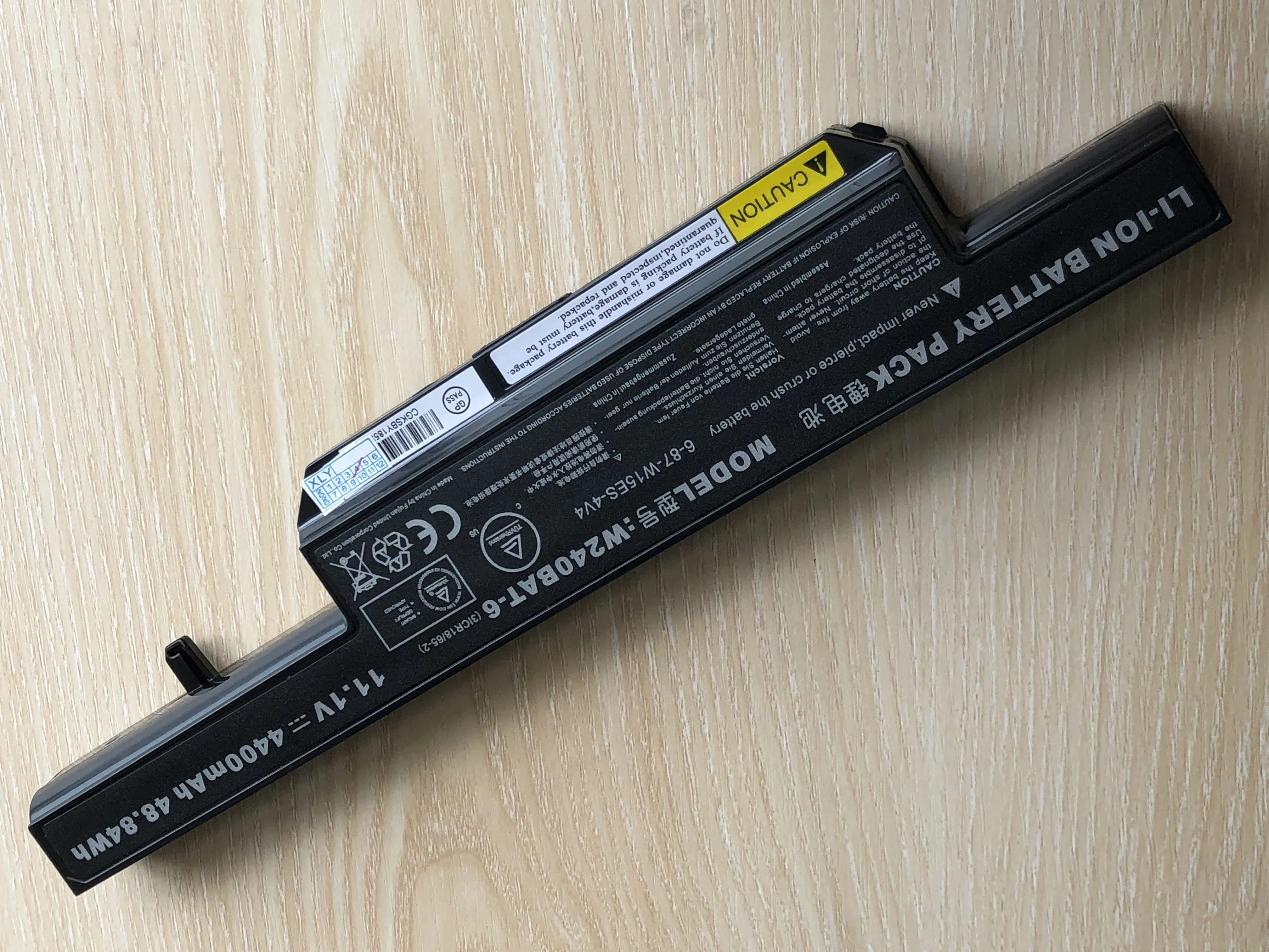 Bateria do Portátil para Clevo 6cell W240bat6 687-w15es4v4 Rm320 W251el 7872-9040 a W251eu W258eu - Imagem 2