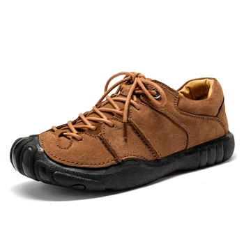 

New Popular Style Men Casual Shoes Lace Up Comfortable Shoes Men Soft Lightweight Outsole Free Shipping hiking shoes *1266