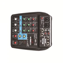 ЕС Plug звуковая микшерная консоль USB Запись питания воспроизведение компьютера 48 В Phantom power Delay Repaeat эффект 4 канала портативный