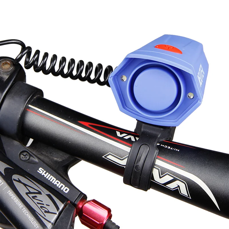 

110DB bicycle electric horn handlebar horn with LED light bell 5 modes tone electric bell bicycle accessories