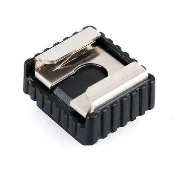 

Camera Metal Hot Shoe Mount Adapter To 1/4" Screw Thread For Studio Light Tripod Lamp Holder Flash Adapter