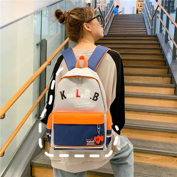 

2020 Backpack Women Backpack Fashion Women Shoulder Bag solid color School Bag For Teenage Girl Children Backpacks Travel Bag