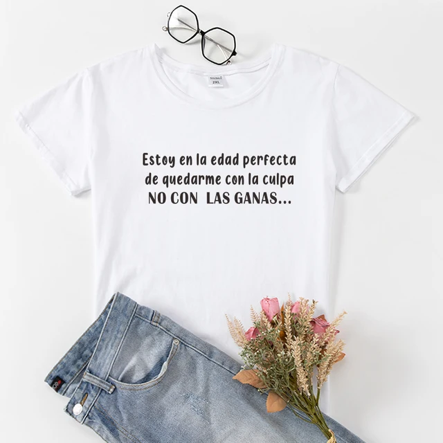 Jura por Chanel Camiseta camisetas para mujer eslogan -  España