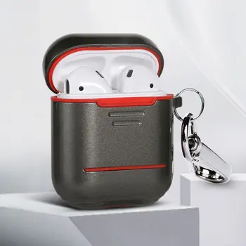

High Qualiy For AirPods Aluminum Silicone Earphone Protective Case Bluetooth Earbuds Cover