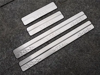 

Stainless Steel Door Sill Scuff Plate for 2014-2019 Nissan X-Trail X Trail XTrail T32 Welcome Pedal Trim Car Styling Accessories