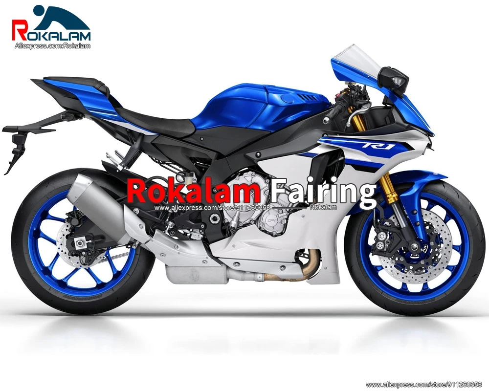 

Fairing Kit For Yamaha YZF1000 R1 2015 2016 2017 2018 2019 Blue White Motorcycle Body Set (Injection Molding)