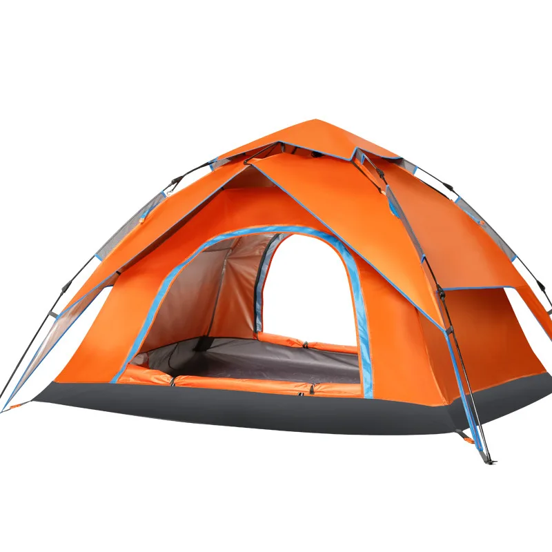 

3-4 People Double Layer Tents Explorer Waterproof Uv Weather Resistant Family Tents Automatic Openning Tourist Tents AA12040