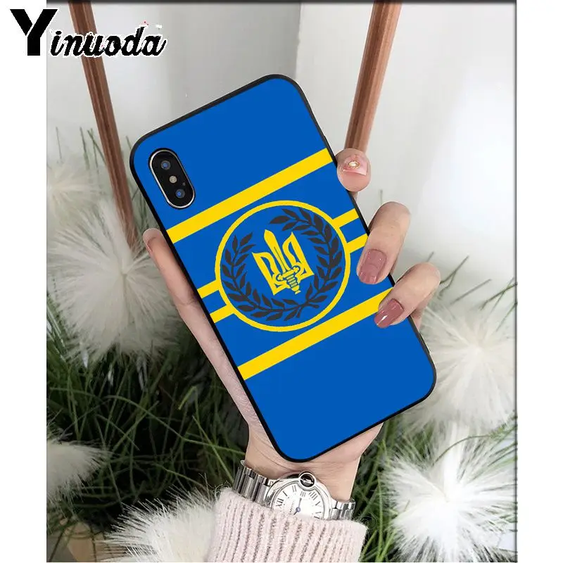 Yinuoda Ukraine Flag TPU Soft High Quality Phone Case for Apple iPhone 8 7 6 6S Plus X XS MAX 5 5S SE XR 11 11pro max Cover - Цвет: A12