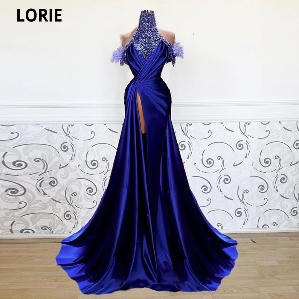 

Женское вечернее платье с юбкой-годе, с открытыми плечами