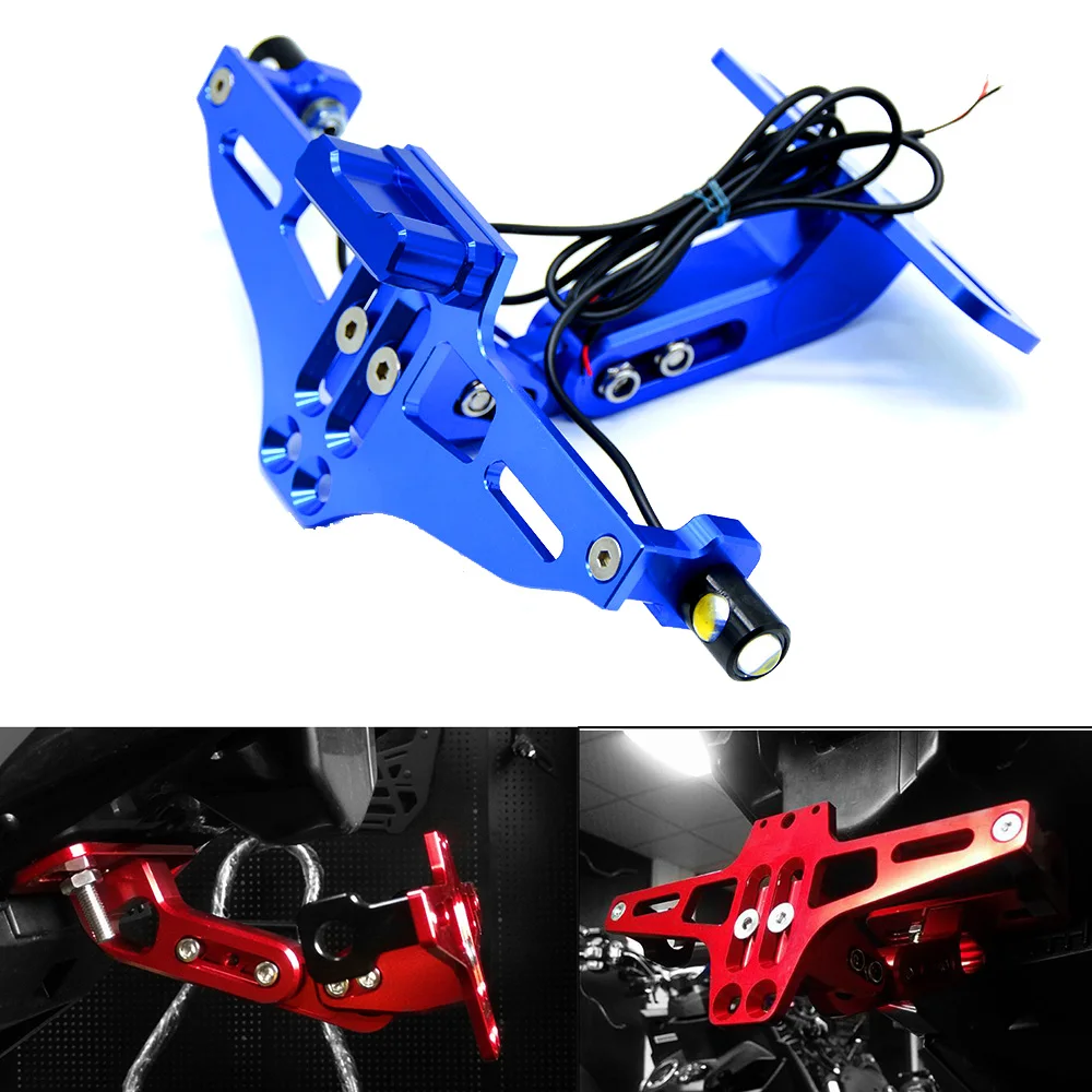 

For Yamaha T-max Tmax 530 DX SX 2012-2018 2019 2013 2014 Motorcycle Adjustable Angle License Number Plate Frame Holder Bracket