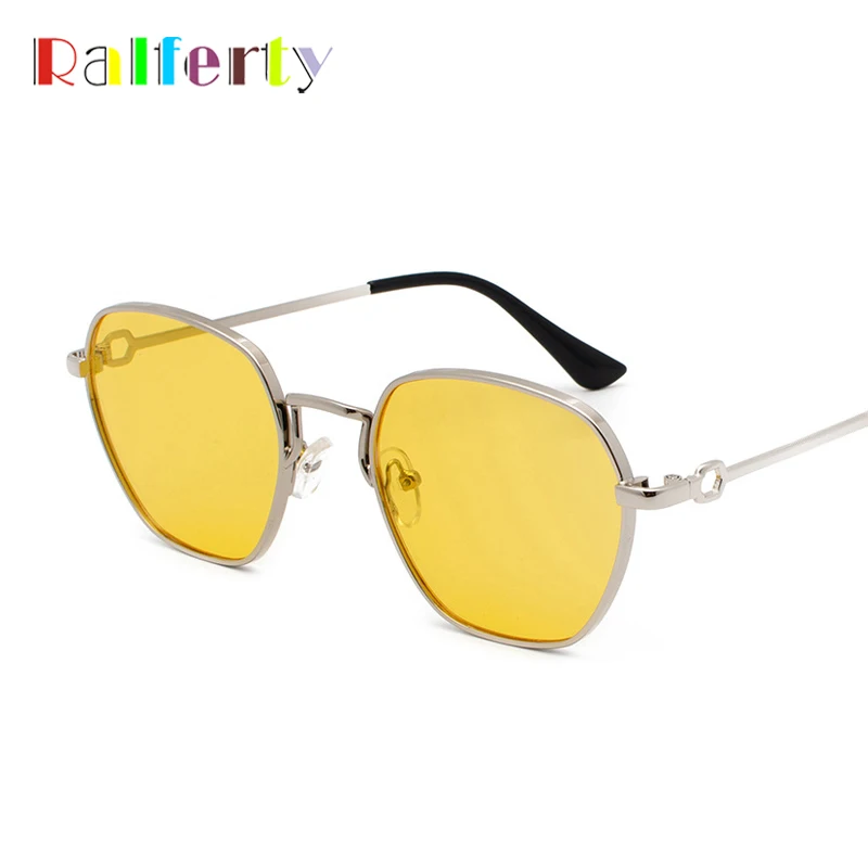 Ralferty, женские солнцезащитные очки, цветные линзы, желтые, розовые, солнцезащитные очки, UV400, оттенки для женщин, Zonnebril Dames J9171